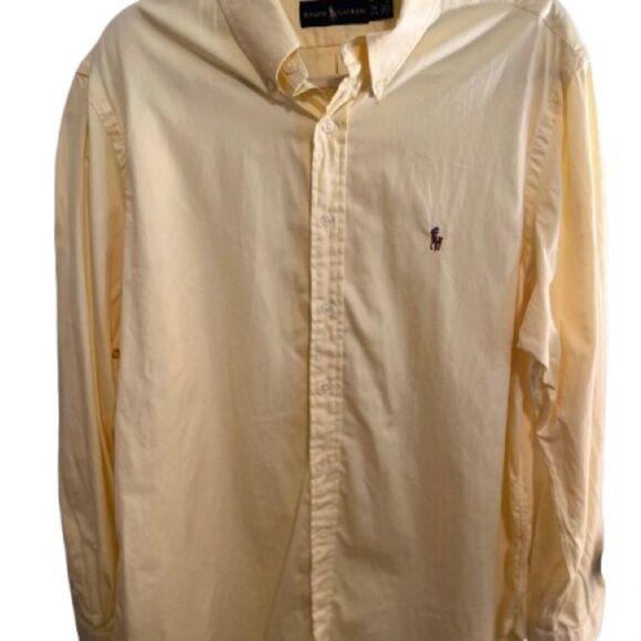 Ralph Lauren Yellow Classic Casual Shirt - Picture 1 of 6